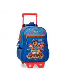 MOCHILA ADAP. 28CM. C/CARRO. PAW PATROL RESCUE KNIGHT.